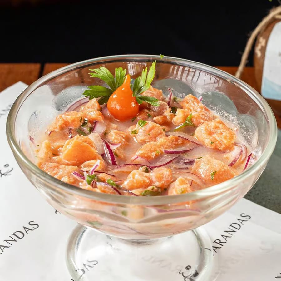 Ceviche de salmão