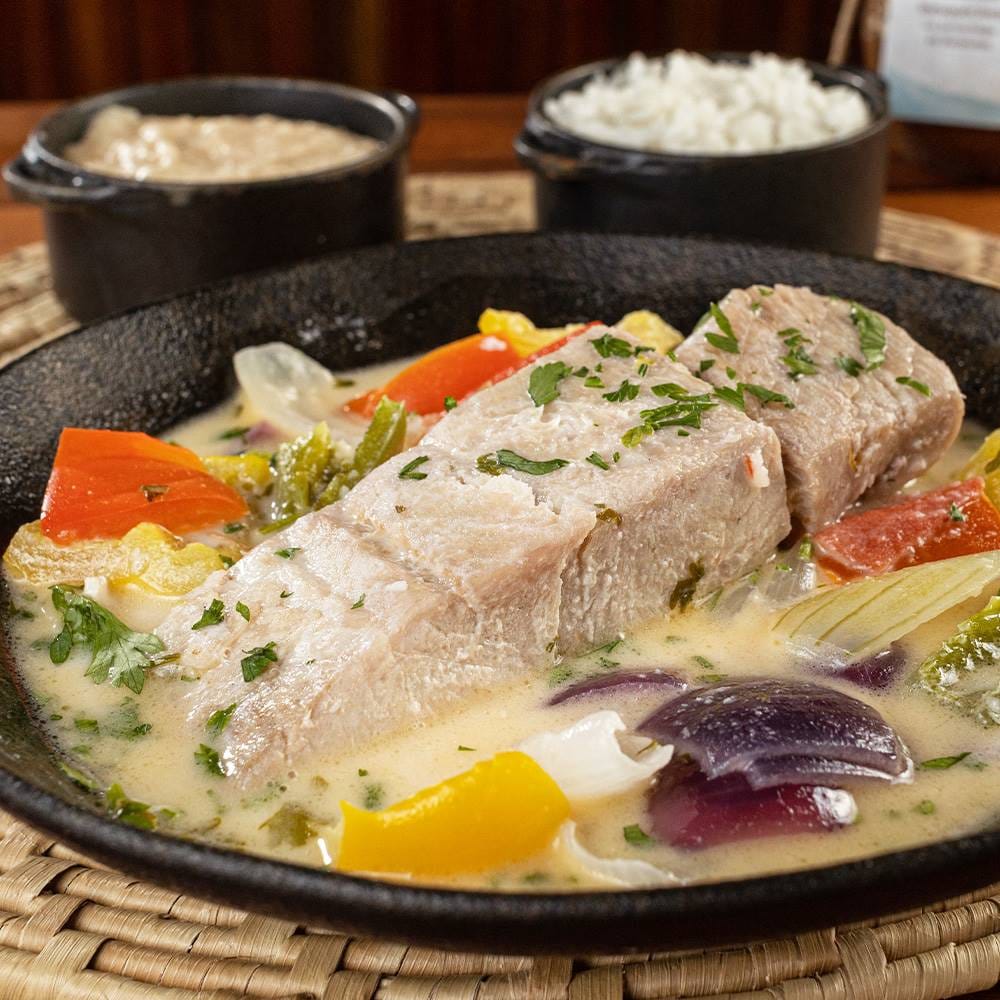 Filé de peixe a pescador