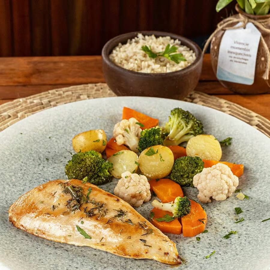 Peito de frango com ervas
